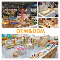 HKM-034003 Premium Wooden Montessori Educational Box Set for Kids 24 Months and Up
