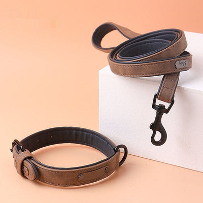 HKM-0340413 Adjustable Anti-Loss Dog Collar with Double-Layer Design in Multiple Colors