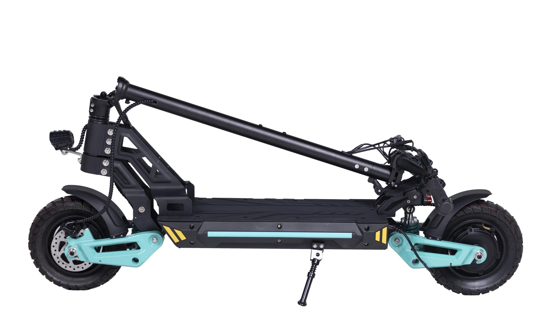 HKM-034067 Foldable Electric Scooter with 600W Motor, 48V Lithium Battery, Full Suspension, 30-50 km/h Speed, 10 Inch Tires