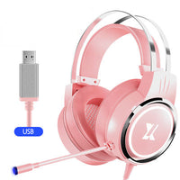 HKM-034067 Wired Gaming Headset with Microphone for PC and Mobile Devices, Comfortable Over-Ear Design