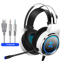 HKM-034067 Wired Gaming Headset with Microphone for PC and Mobile Devices, Comfortable Over-Ear Design