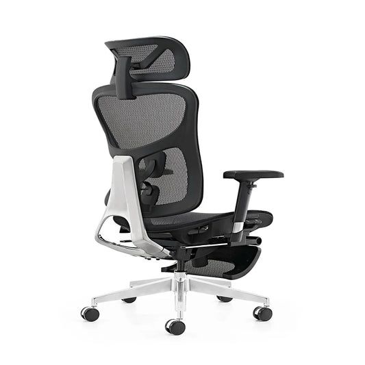 HKM-034323 Ergonomic High Back Mesh Office Chair with Adjustable Headrest for Executive and Study Use