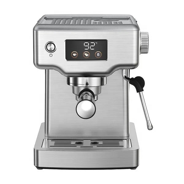 HKM-034451 19 Bar Espresso Machine with Milk Frother and Removable Water Tank for Home Coffee Preparation
