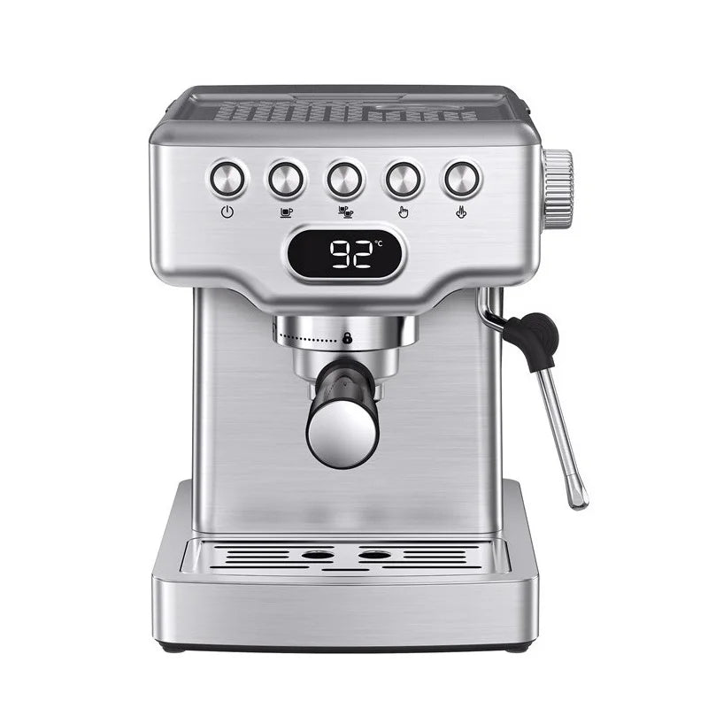 HKM-034451 19 Bar Espresso Machine with Milk Frother and Removable Water Tank for Home Coffee Preparation
