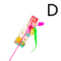 HKM-0346429 Interactive Animal-Shaped Cat Toy with Funny Stick for Engaging Play