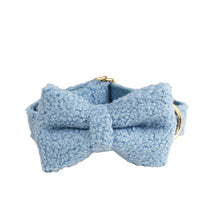 HKM-0346813 Blue Teddy Bear Dog Collar and Leash Set with Bow and Vest, Perfect for Pets and Gift-Giving