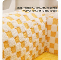 HKM-0347453 2-in-1 Plush Pet Bed Tunnel with Anti-Slip Base for Cats and Dogs