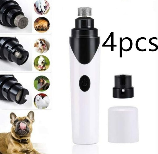 HKM-0347965 Electric Pet Nail Grinder with USB Charging for Dogs, Cats, and Small Animals