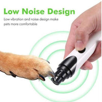 HKM-0347965 Electric Pet Nail Grinder with USB Charging for Dogs, Cats, and Small Animals