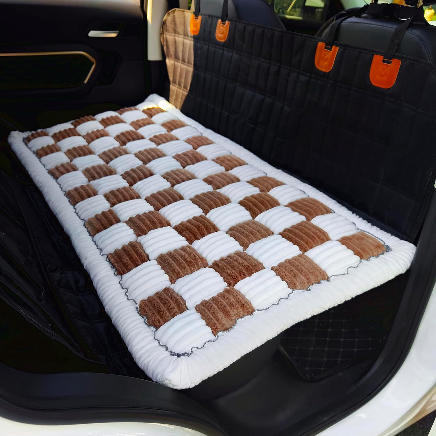 HKM-0348989 Thickened Cushion Car Plush Mat for Dogs - Available in Multiple Colors