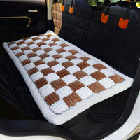 HKM-0348989 Thickened Cushion Car Plush Mat for Dogs - Available in Multiple Colors