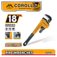HKM-034899 Adjustable Carbon Steel Pipe Wrench for Water Pipe Repairs with Customisable Jaws
