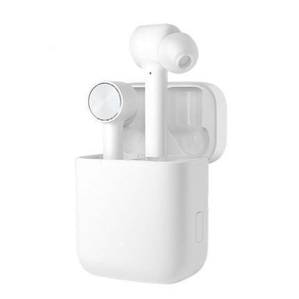 HKM-034899 White Wireless Mini Sports Headset with Voice Control and Call Function