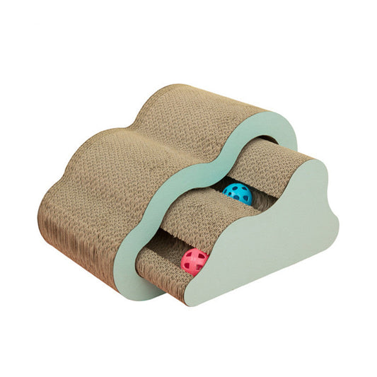 HKM-0350141 Cloud-Shaped Corrugated Cat Scratching Board - Fashionable Small and Large Options