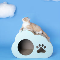 HKM-0350141 Cloud-Shaped Corrugated Cat Scratching Board - Fashionable Small and Large Options