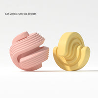 HKM-0350781 Durable L-Shaped and S-Shaped Rubber Dog Chew Balls for Playtime Fun