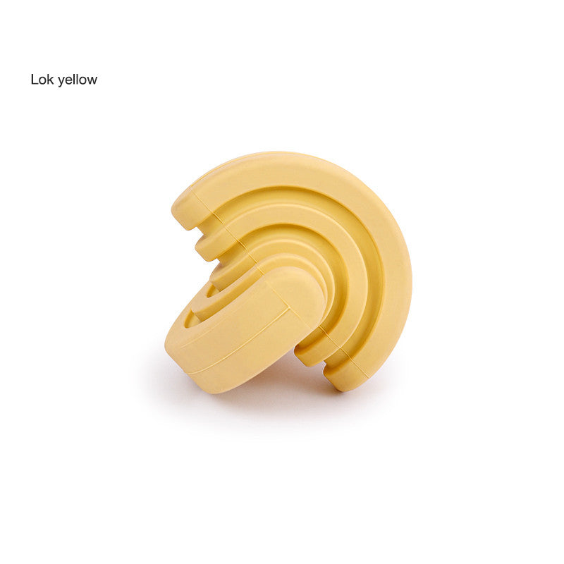 HKM-0350781 Durable L-Shaped and S-Shaped Rubber Dog Chew Balls for Playtime Fun