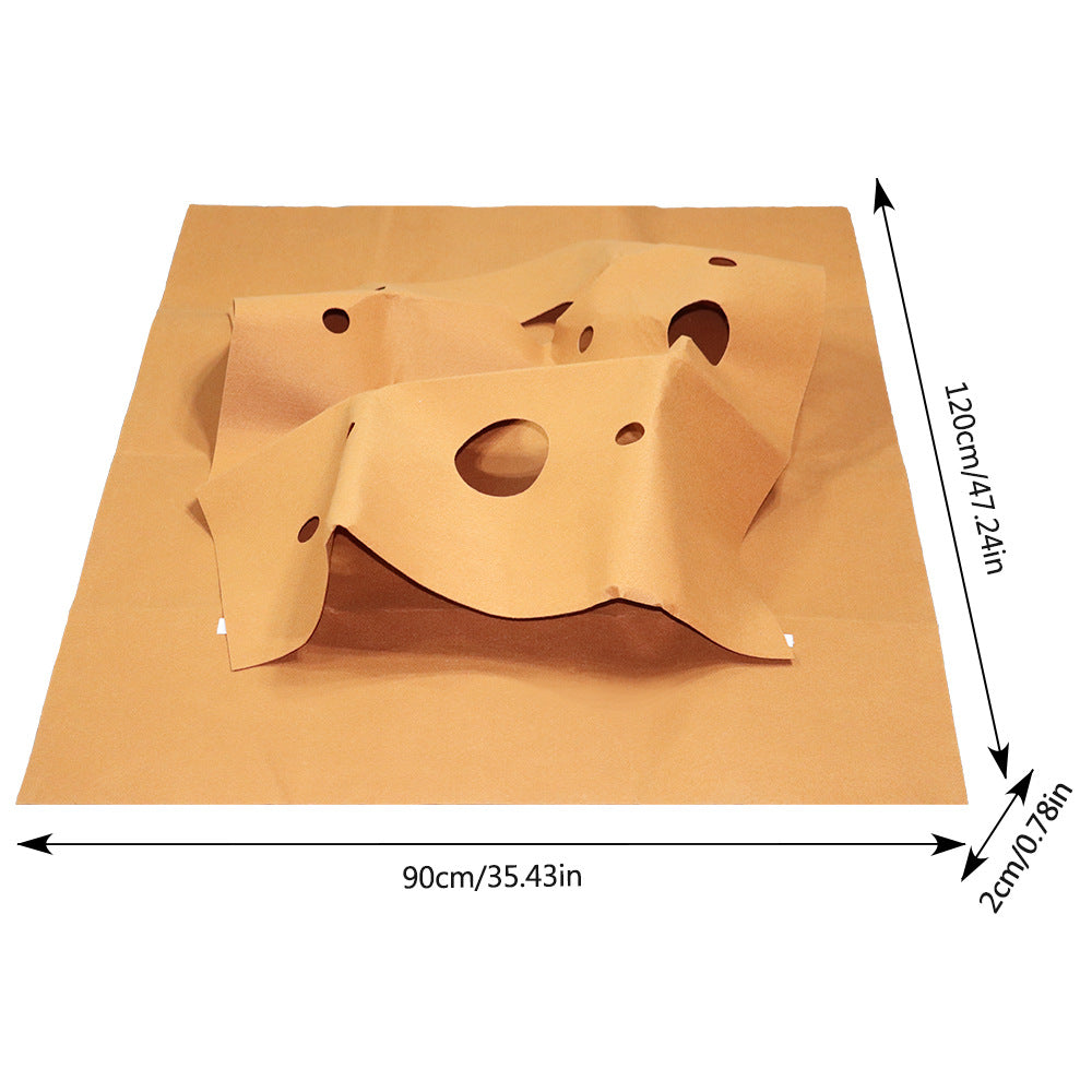 HKM-0351805 Felt Cat Litter Pad Toy for Playtime and Comfort - 120cm x 90cm