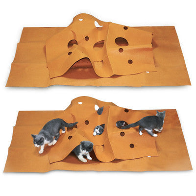 HKM-0351805 Felt Cat Litter Pad Toy for Playtime and Comfort - 120cm x 90cm