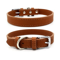 HKM-0351933 Comfortable PU Leather Pet Collar in Various Colors and Sizes