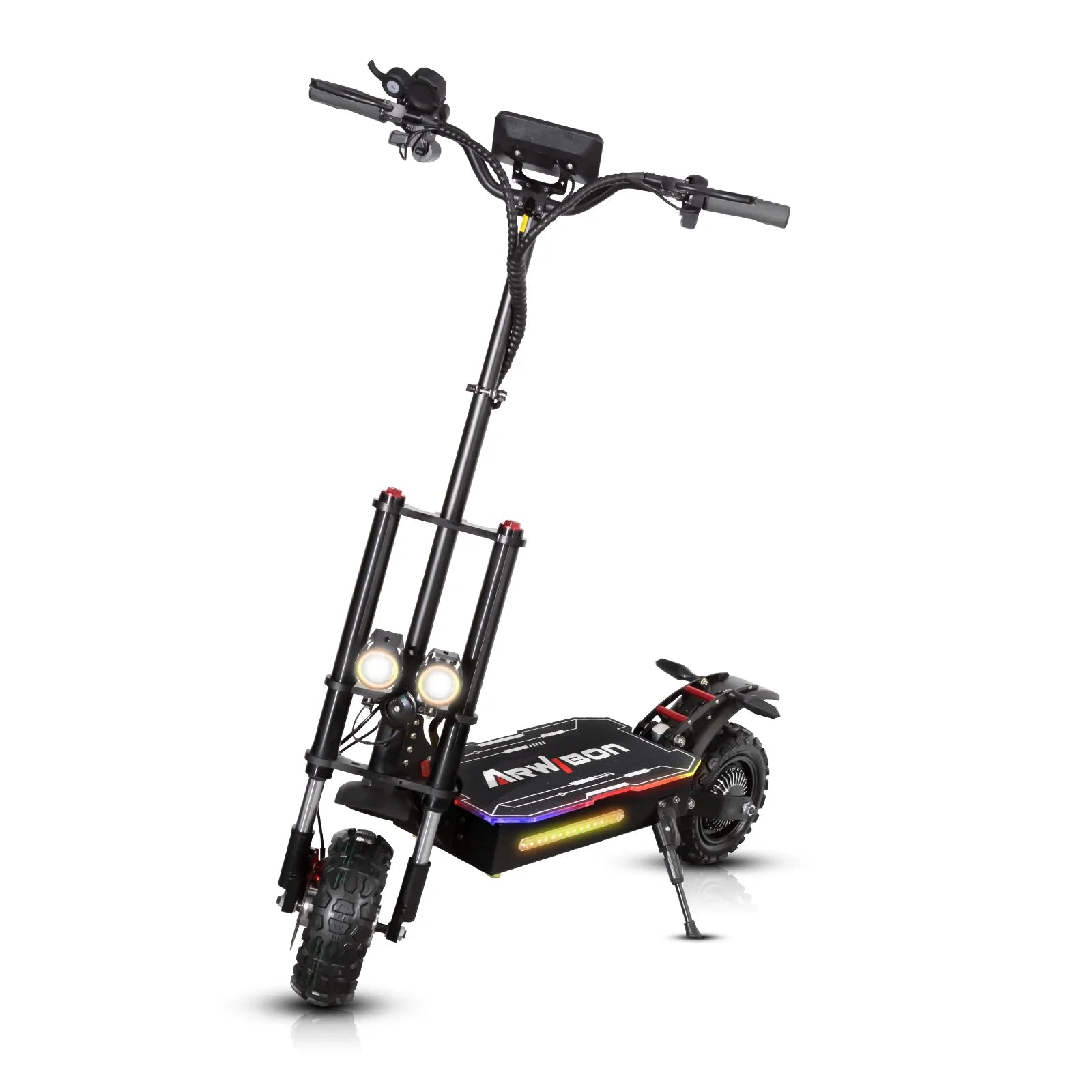 HKM-035219 5600W Dual Motor Off-Road Electric Scooter with 38Ah Battery – Foldable, Long Range, 80-85km/h Speed