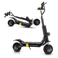 HKM-035219 5600W Dual Motor Off-Road Electric Scooter with 38Ah Battery – Foldable, Long Range, 80-85km/h Speed