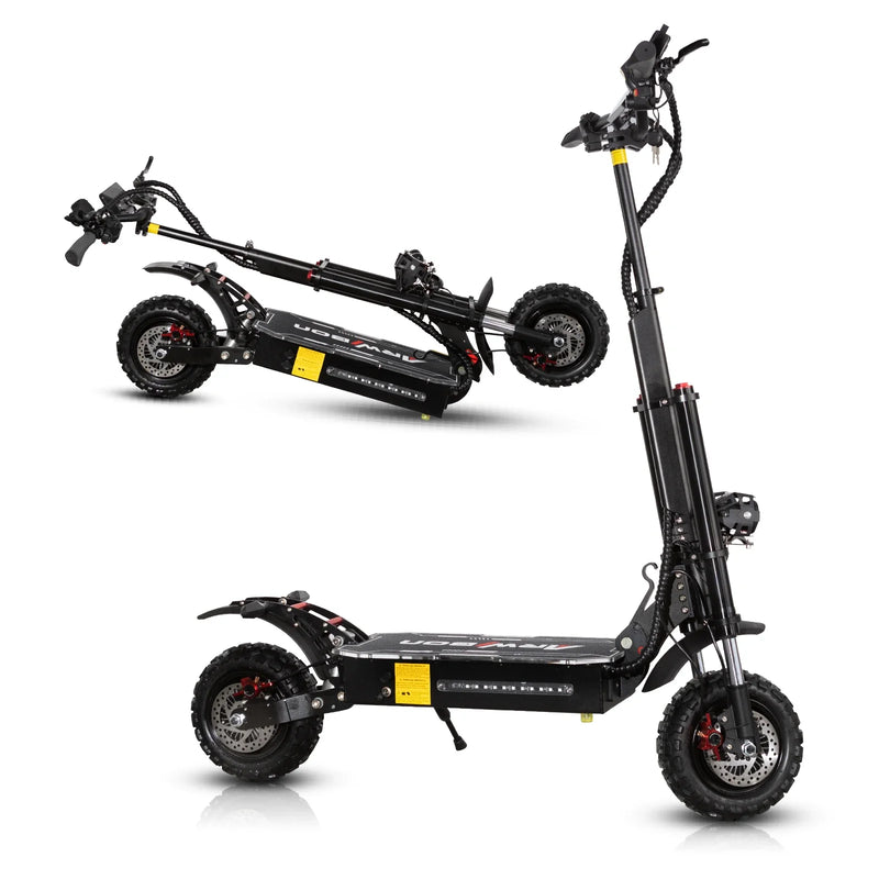 HKM-035219 5600W Dual Motor Off-Road Electric Scooter with 38Ah Battery – Foldable, Long Range, 80-85km/h Speed