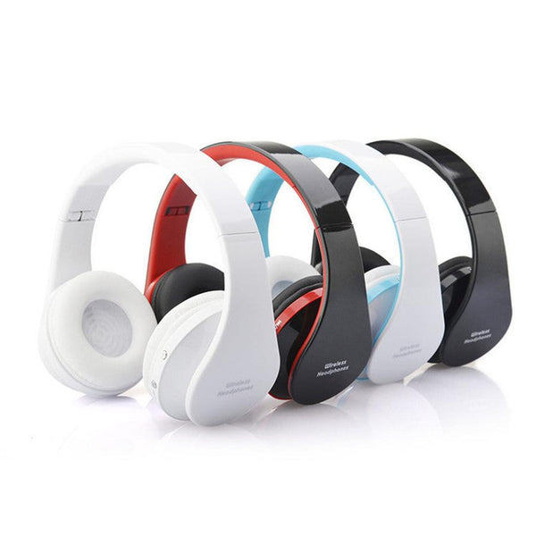 HKM-035219 Wireless Bluetooth Headset with Microphone, Foldable Design, 10 Hours Playtime, 3.5mm Audio Jack - Ideal for Music and Calls