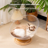 HKM-0353981 Transparent Acrylic Cat Space Capsule Bathtub - Multiple Sizes Available