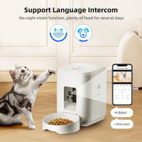 HKM-035475 Automatic 2L Dog and Cat Feeder with Video, WiFi Control and Timed Dispenser