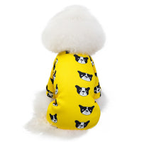 HKM-0355005 Thick Cotton Four-Legged Pet Clothing in Yellow – Available in Multiple Sizes