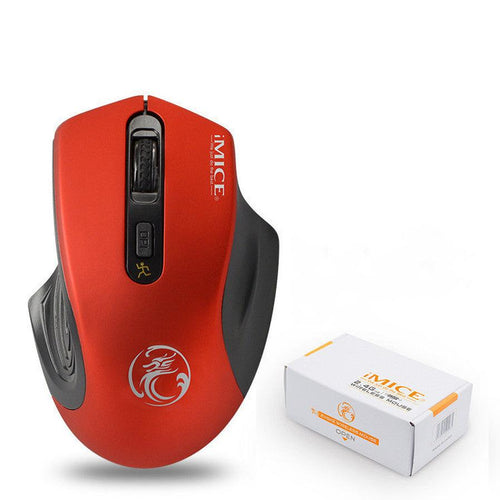 HKM-035539 Silent Wireless Optical Mouse with 4 Buttons and Adjustable DPI for Office and Gaming