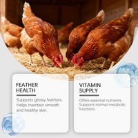 HKM-0355773 Nutritional Support Tablets for Poultry and Small Animals - 60 Count