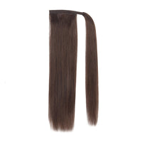 HKM-035603 European and American Real Human Hair Ponytail Wig - Available in Various Lengths and Colors