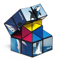 HKM-035603 Transforming Star Cube Puzzle - 2 in 1 Marine Animal Fidget Toy for Ages 2 and Up