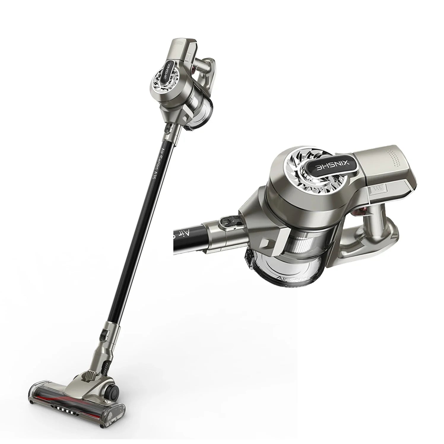 HKM-035603 Wall-Mounted Rechargeable Stick Vacuum Cleaner - Handheld and Wireless Design