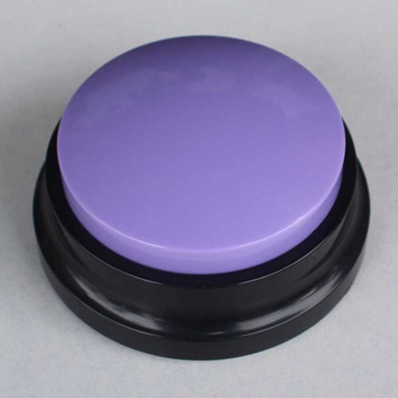 HKM-0356541 Interactive Sound Buttons for Dog Communication - Customizable Record-and-Play Buttons for Pet Training