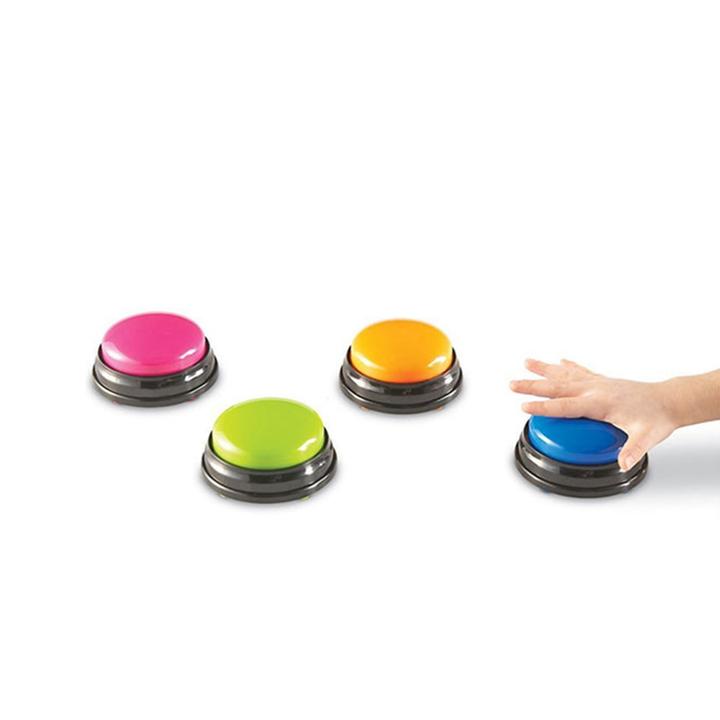 HKM-0356541 Interactive Sound Buttons for Dog Communication - Customizable Record-and-Play Buttons for Pet Training