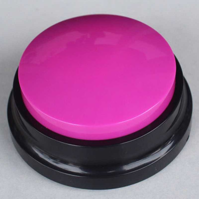 HKM-0356541 Interactive Sound Buttons for Dog Communication - Customizable Record-and-Play Buttons for Pet Training