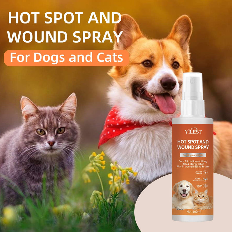 HKM-0358333 Long-lasting Pet Bite Deterrent Spray for Dogs and Cats - 100ml(3 Pack)