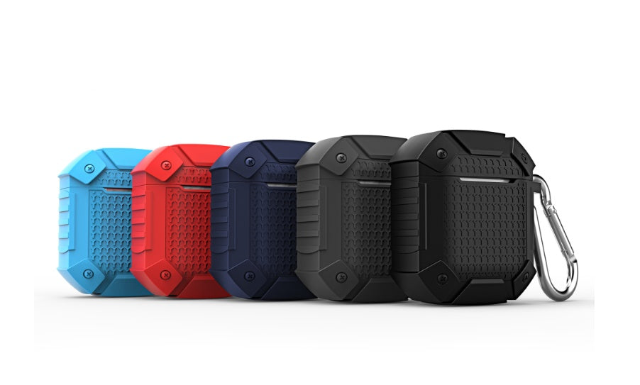 HKM-035923 Silicone Earphone Cover with Plaid and Solid Color Options