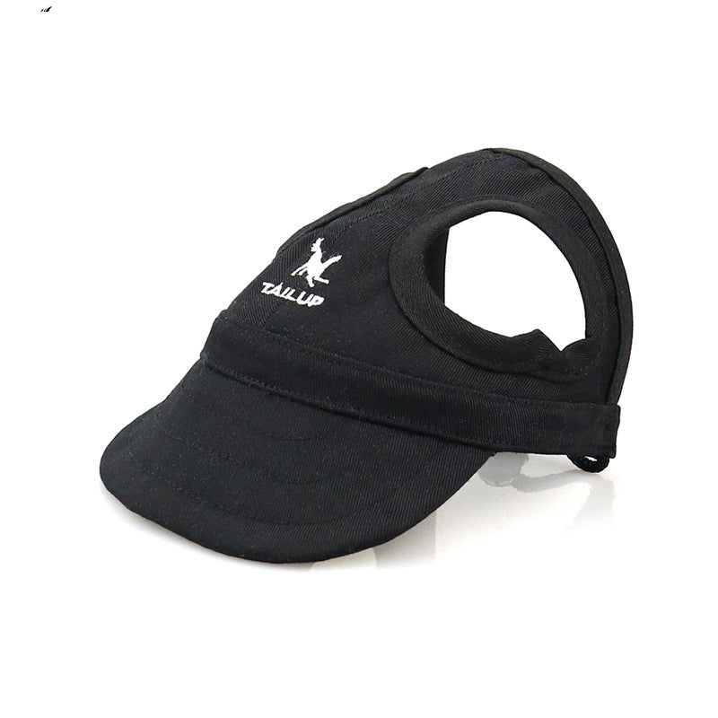 HKM-0359869 Adjustable Dog and Cat Baseball Cap - Wear-resistant Canvas with Velcro Design