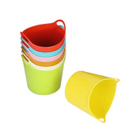 HKM-035987 Desktop Plastic Pen and Pencil Holder - Versatile Storage Organizer for Home and Office