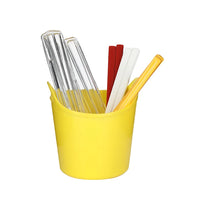 HKM-035987 Desktop Plastic Pen and Pencil Holder - Versatile Storage Organizer for Home and Office