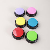 HKM-0360509 Pet Communication Recording Button for Dogs and Cats - Interactive Training Toy with Cushioned Edges