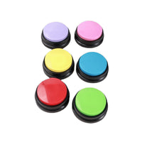 HKM-0360509 Pet Communication Recording Button for Dogs and Cats - Interactive Training Toy with Cushioned Edges
