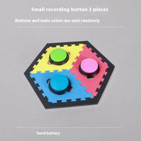 HKM-0360509 Pet Communication Recording Button for Dogs and Cats - Interactive Training Toy with Cushioned Edges