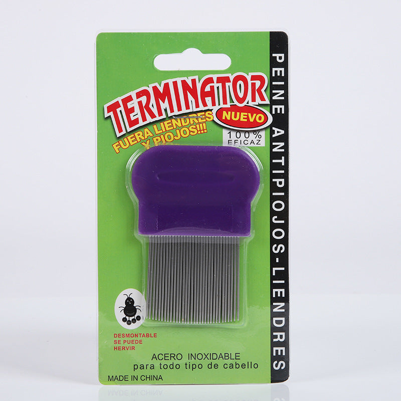 HKM-0361277 Stainless Steel Pet Comb for Cats in Various Colors - Durable and Lightweight