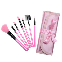 HKM-036243 Portable 7-Piece Multifunctional Makeup Brush Set with PU Bag