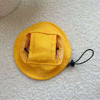 HKM-0363069 Exposed Ears Pet Bucket Hat for Cats and Dogs – Sun Protection in Various Colors